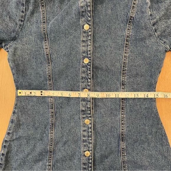 SINCERELY JULES Denim Button-Up Mini Dress - Picture 8 of 9